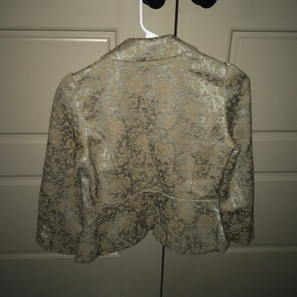 Brocade peplum blazer - Picture 4 of 5